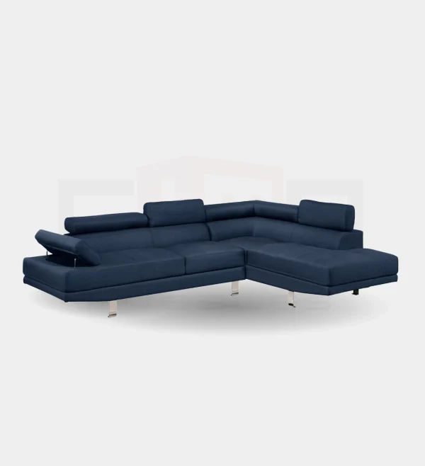 Dark Blue Sectional Sofa Set