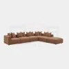 Upholstered Modular Sectional Terracotta