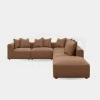 Upholstered Modular Sectional Terracotta