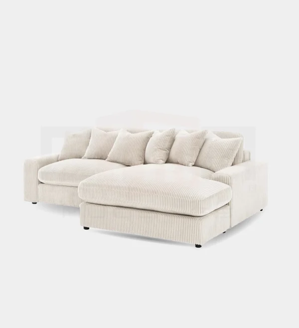 Upholstered Sand Sectional Sofa