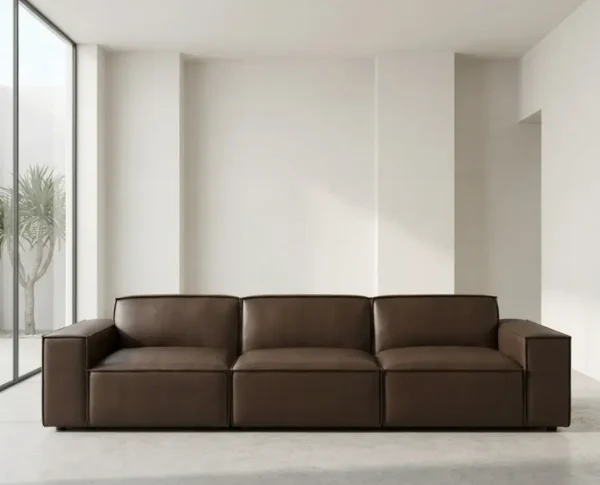 Sofá Cubo Cuero Vegano